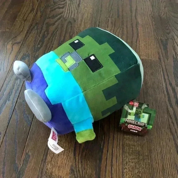 Minecraft Cuutopia by Mattel 10” Zombie Plush - NEW WITH TAGS! - Picture 2 of 5